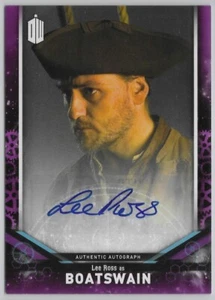 2018 Topps Doctor Who Signature Series AUTOGRAPH - Lee Ross as Boatswain b - Picture 1 of 2