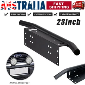23" Number Plate Bullbar Frame For Driving Light Bar Mount Mounting Bracket - Picture 1 of 20