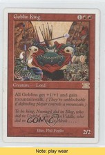 1999 Magic: The Gathering - Core Set: 6th Edition Goblin King #185 READ n0n