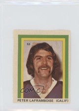 1972-73 Eddie Sargent NHL Player Stickers Pete Laframboise #53 Rookie RC