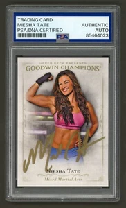 Miesha Tate Signed 2016Upper Deck Goodwin Champions Card #14 (PSA) MMA UFC Auto - Picture 1 of 2