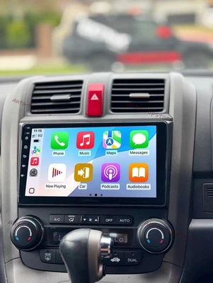For Honda CRV 2007-2011 Carplay Android 15 Car Stereo Radio Navi WiFi BT GPS+Cam - Image 1 of 4