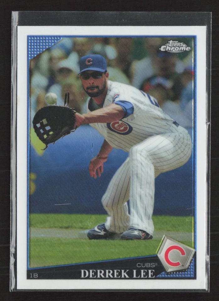 2009 Topps Chrome #87 Derrek Lee Refractors Chicago Cubs - Image 1 of 2