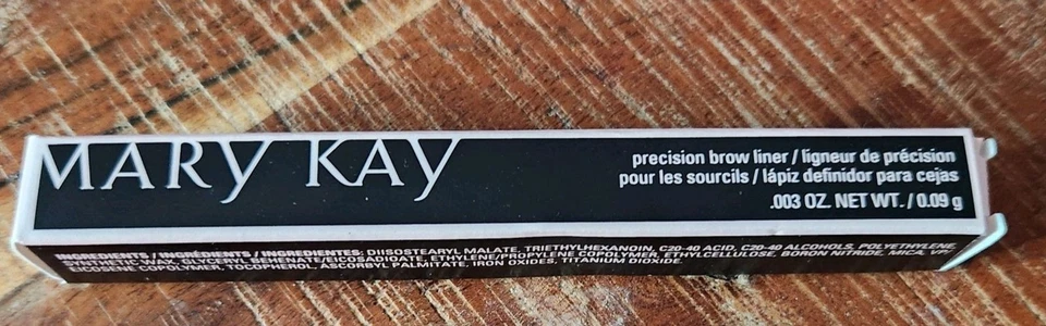 Mary Kay Precision Brow Liner Pencil 127614 Dark Brunette .003 Oz. New - Image 1 of 1