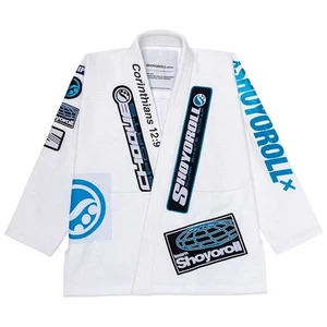 Shoyoroll Bjj Gi Batch 24 Fedration V4 Jiu-Jitsu White Kimono 450 GSM GI Uniform - Picture 1 of 14