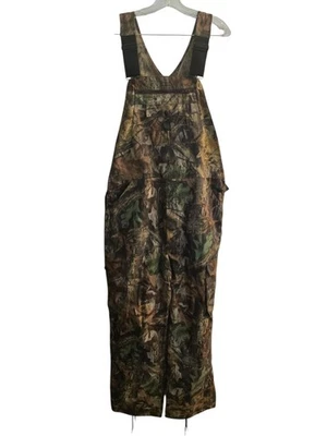 Liberty Bib Overalls Mens 38 Reg Timber Camo Relaxed Fit Outdoors Hunting VTG  - Image 1 of 4