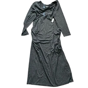 Old Navy Grey Stretchy Maternity Plus Size Dress XXL - Picture 1 of 9