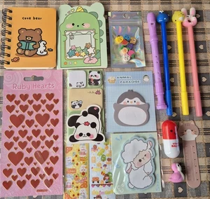 Brandneu Super Süß KAWAII Gemischtes Schreibwaren Konvolut China Japan (Set 7) - Bild 1 von 5