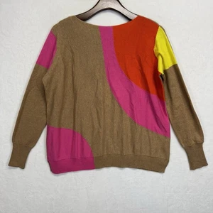 Suéter Pullover ZAKET & POVER XS Colorblock Algodón Cachemira Colorido Clásico - Imagen 1 de 8