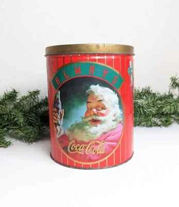 Always Coca Cola Santa Claus Vinage Christmas Tin - Picture 1 of 4