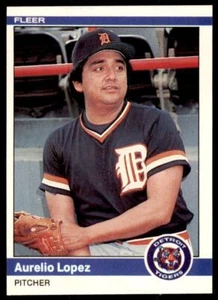 1984 FLEER AURELIO LOPEZ . DETROIT TIGERS #86 - Picture 1 of 2