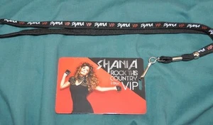 Shania Twain Rock This Country Tour esclusivo cordino VIP e pass + tappetino per mouse GRATIS - Foto 1 di 3