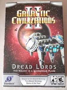 Galactic Civilizations II: Dread Lords PC Video Game 2006 Complete - Picture 1 of 3