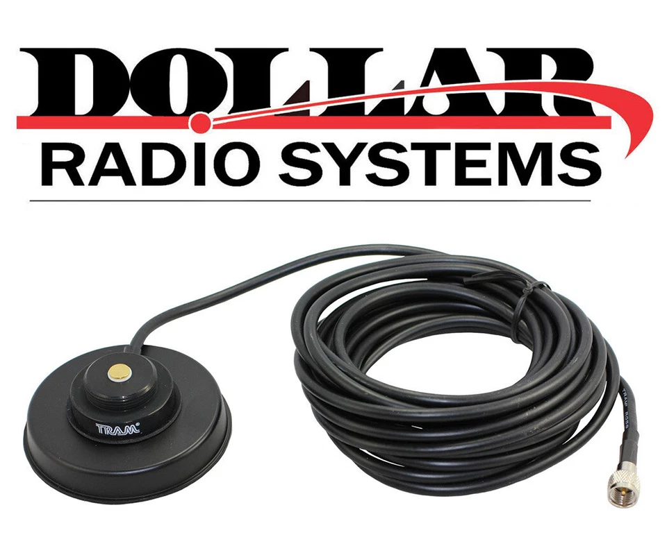 Black Magnet Base NMO UHF VHF Antenna Base MUHF XPR5550 PM400 Motorola Mobiles - Image 1 of 1