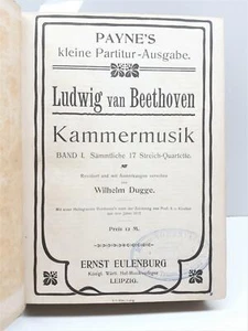 Quartetto d'archi Musica da camera Ludwig van Beethoven Leipzig 1895 - Bild 1 von 9