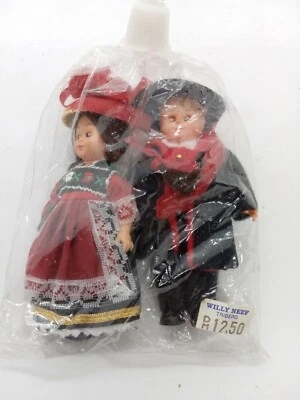 Lote de 2 juguetes vintage de ojos abiertos para casa de muñecas mamá papá muñeca familia b9 Foto 1 de 4