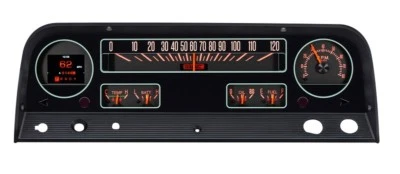 Sistema de calibre analógico para camioneta Chevy Dakota Digital 1964-66 RTX-64C-PU-X Foto 1 de 4