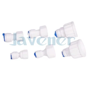 "LOTE5 1/4"" 3/8"" Pushfit a 1/8""-3/4"" BSP hembra RO ósmosis inversa montaje de agua - Imagen 1 de 3