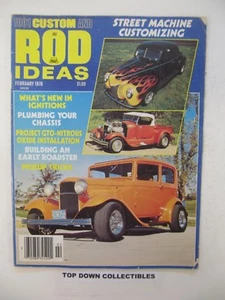 1001 Custom And Rod Ideas Magazine Feb. 1976 Pin Striping: Poetry In Paint - Imagen 1 de 2