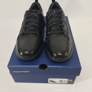 Rockport Herren TM Active Walk Größe 11 schwarz Komfort Oxford Schuhe Turnschuhe - Bild 1 von 9