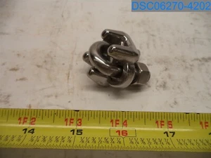 Qty= 24: 3/8" WIRE ROPE CLIPS STAINLESS STEEL TYPE 304 SC38 AISI304 - Picture 1 of 4