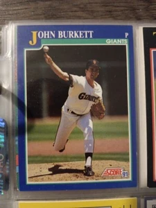 Puntuación 1991 - #70 John Burkett - Imagen 1 de 1