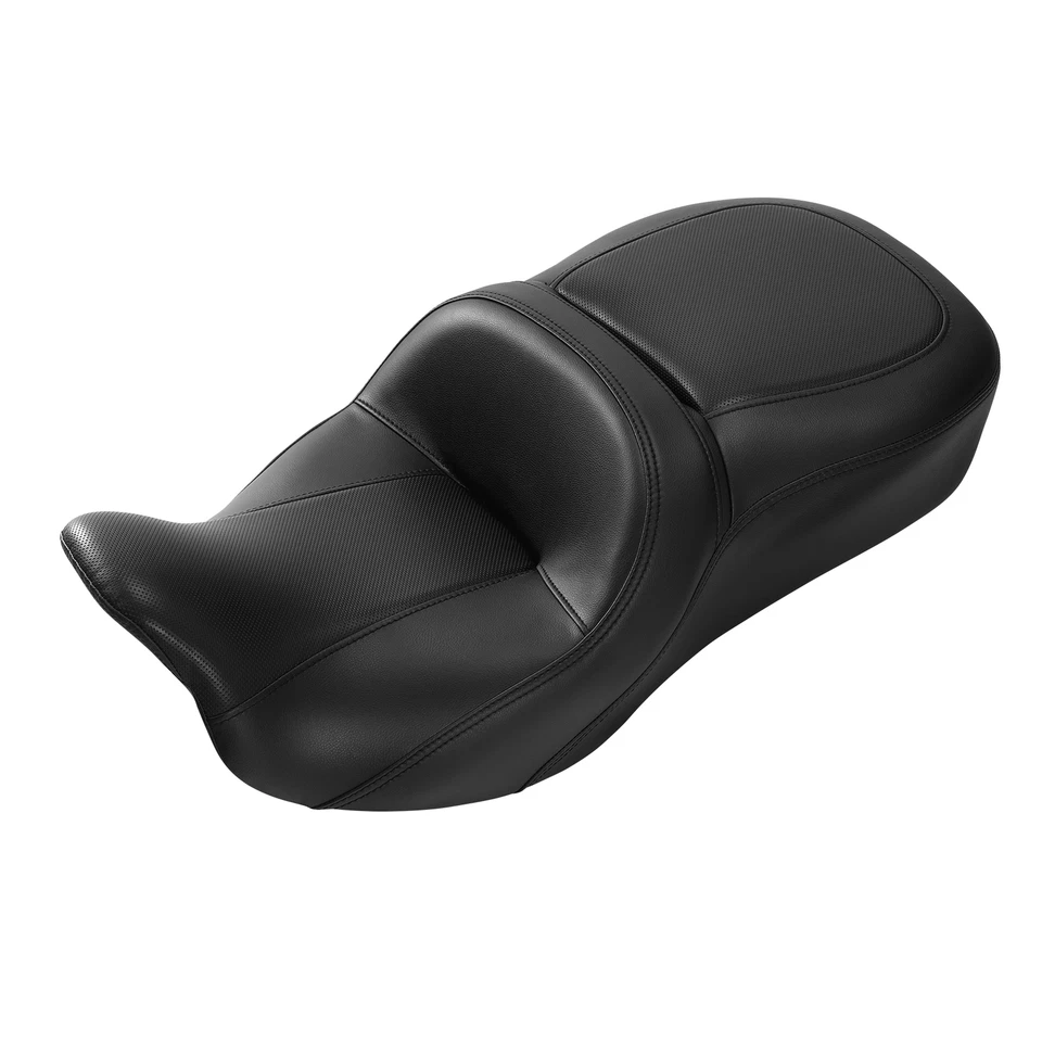 Asiento de pasajero de conductor dos arriba apto para Harley Touring Electra Road Glide 2009-2023 Foto 1 de 4