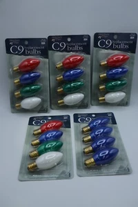 Holiday Time Replacement 20 Bulbs C9 Christmas Lights Multicolor Indoor Outdoor - Picture 1 of 9