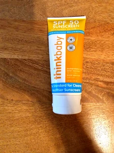 Thinkbaby SPF 50+ Baby Sunscreen Safe, Natural Sunblock for Babies NEW - Picture 1 of 3