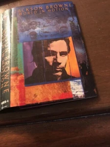 Jackson Browne - World In Motion - Cassette tape - Picture 1 of 4