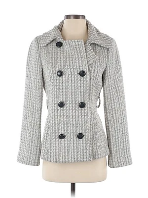 Abrigo gris para mujer White House Black Market XS Foto 1 de 2