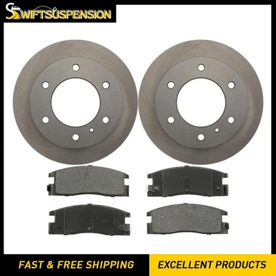 Rear Disc Rotors and Brake Pads Kit for 1987 Isuzu Trooper 2.2L - Imagem 1 de 4