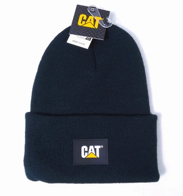 Gorro CAT Puños Tejido Sombrero Detroit Azul Marino Exterior Invierno NUEVO Talla Única Foto 1 de 4