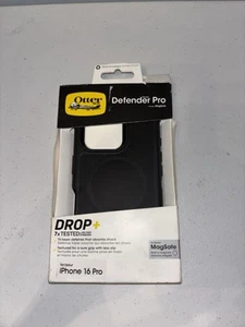 Coque OtterBox Defender Pro Series avec MagSafe pour Apple iPhone 16 Pro - Noir - Photo 1 sur 3