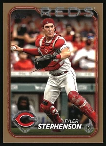 2024 Topps #684 Tyler Stephenson Gold #/2024 - Foto 1 di 2
