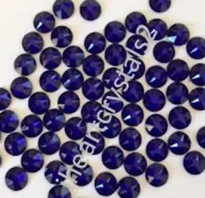 COBALT BLUE 30ss 6.5mm IHC Austrian 2088 Crystal Flatback Rhinestones 144 pcs - Picture 1 of 5