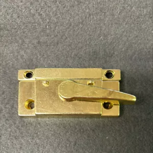 AS-IS Narrow Sash Lock Brass Plated - Picture 1 of 1
