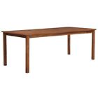 Outdoor Dining Table Solid Acacia Wood Durable Garden Patio Rustic Furniture
