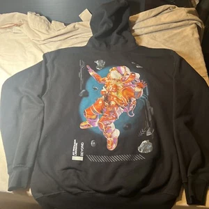 Hyperspace NASA Spaceman Graphic Hoodie Medium Jet Propulsion Laboratory Beyond - Picture 1 of 13