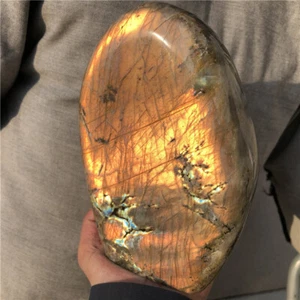 5.47LB Natural labradorite Stone Quartz Crystal Gem Healing Figurines XL2260-US - Bild 1 von 16