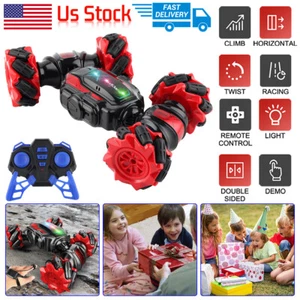 CX-86 Stunt Car 360° Flips Gesture Remote Control 50m Range 6-12 YO Red - Picture 1 of 2