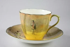 ANTIQUE ROYAL DOULTON 1930s 'Rosalind' CUP AND 'Orlando' SAUCER - Picture 1 of 12