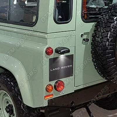 For Land Rover Defender 90/110/130 White LED License Plate Number Light Lamp - Image 1 of 4
