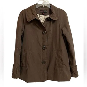 Weather Tamer Quilted Jacket Women's Size S Brown Lined Collared Retro - Picture 1 of 16