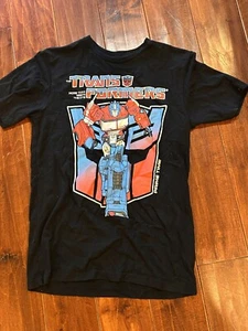 Transformers Optimus Prime Boy's Graphic Black T-Shirt Size XXLarge. (18) - Picture 1 of 4