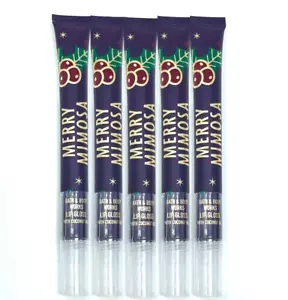 5 BATH & BODY WORKS MERRY MIMOSA WITH COCONUT OIL LIP GLOSS 0.34 FL OZ NEW - Picture 1 of 2