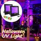 2 Pack 100W Black Light Flood Light Bar Uv Led Stage Blacklight Party Halloween