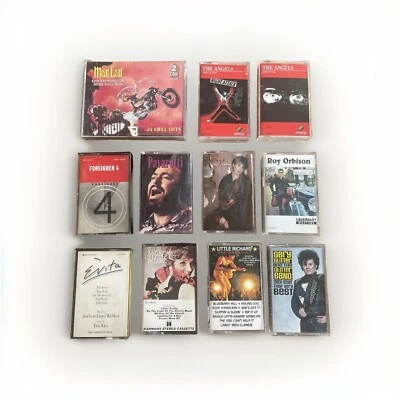 8 x Music Cassette tape bundle - Meat Loaf, Roy Orbison, Little Richard, Angels - Image 1 of 4