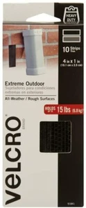 VELCRO Extreme Outdoor Heavy Duty Weather Resistant Hook & Loop Tape - Picture 1 of 12