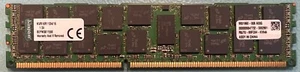 Kingston KVR16R11D4/16 16GB DDR3-1600Mhz PC3-12800 RDIMM Server Memory RAM - Picture 1 of 1